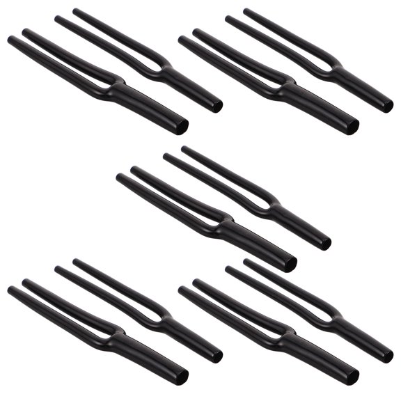 HEATSHAKING Audio Wire Splitter Casing Black Rubber for Material Protection 10Pcs