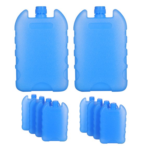 HEATSHAKING 10Pcs Lunchbox Ice Pack Blue PE Cooling Solution For Transportation Use