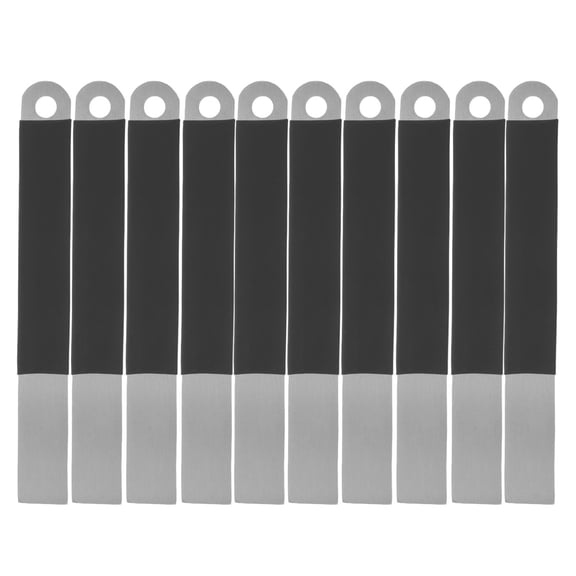 HEATSHAKING 10Pcs Outdoor Survival Flint Striker with Protective Sleeve and Lightweight Portable Design