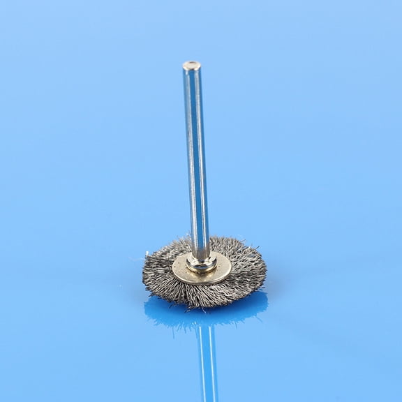 HEATSHAKING 10Pcs Wire Brush Set with Sponge Texture for Polishing Rust Dust on Metals