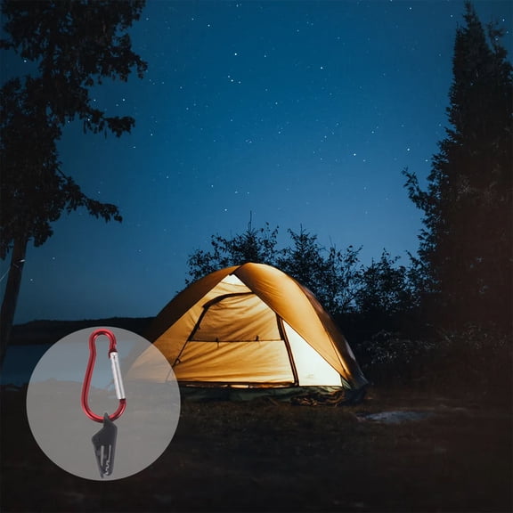 HEATSHAKING 10 Sets Heavy Duty Shade Sail Clips Tear-Resistant Tent Tarp Clamps for Outdoor Use