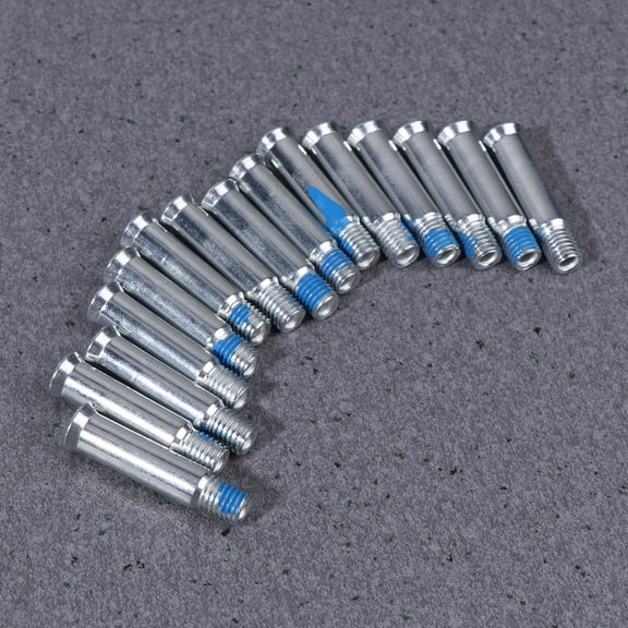 HEATSHAKING 14PCS Replacement Screws for Skates Silver Nail Shaped Fastening