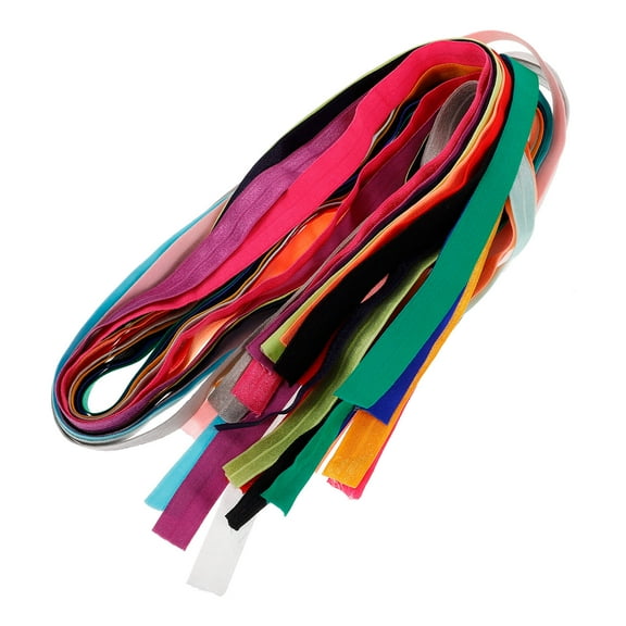 HEATSHAKING 15 Pcs Elastic Ribbon for Sewing and DIY Projects for Women and Girls