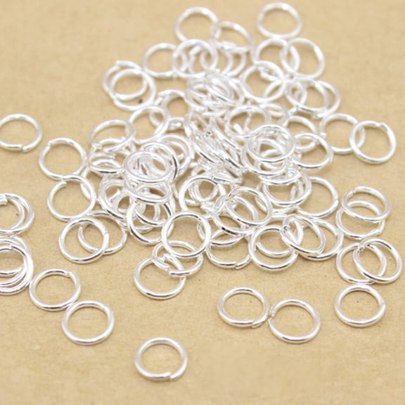 HEATSHAKING 180Pcs Hanging Rings for Bags and Luggage Belts Metal Craft Ideas Round
