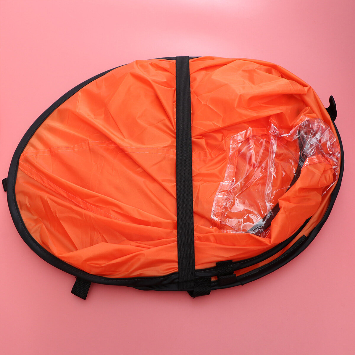 HEATSHAKING 1Pack Orange PVC Canoe Wind Paddle for Kayak Use Outdoor Water Activities 42.52x42.52x15.75 in