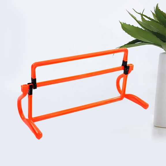 HEATSHAKING 1Pack Orange Rectangular Base Training Hurdles for Soccer Agility Exercises