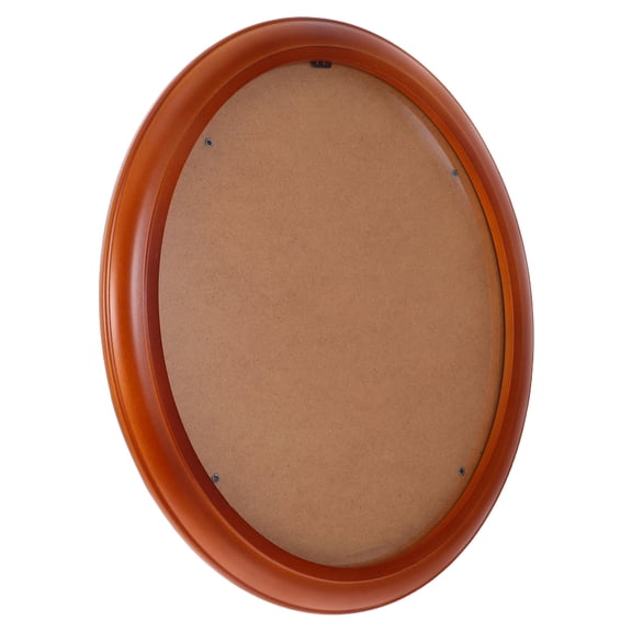HEATSHAKING 1Pack Oval Photo Frame for Home Use 36.00X31.00X2.70CM Wooden Simple Design