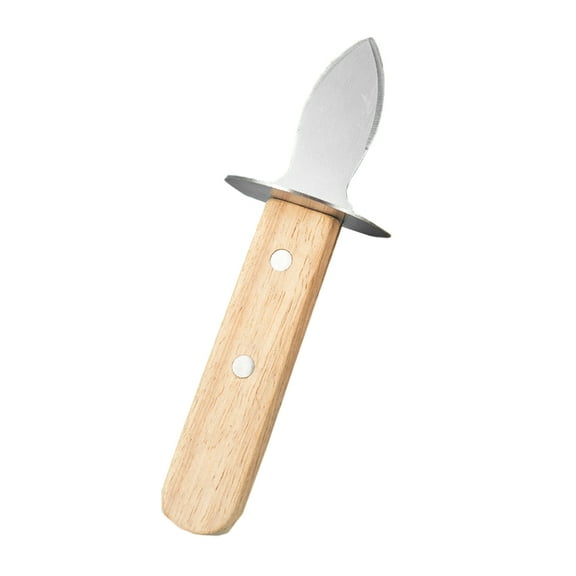 HEATSHAKING 1Pack Oyster Shucking Tool Multi Color Stainless Steel Wood For Opening Shellfish Kitchen Tool Portable