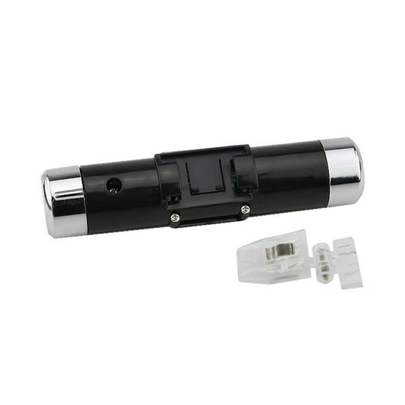 HEATSHAKING 1Pack Plastic Digital LED Car Thermometer Clock Suitable for Automotive Interiors