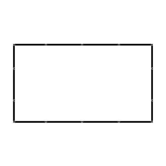 HEATSHAKING 1Pack Retractable Projector Screen Sheet for Indoor Use 100 Inch
