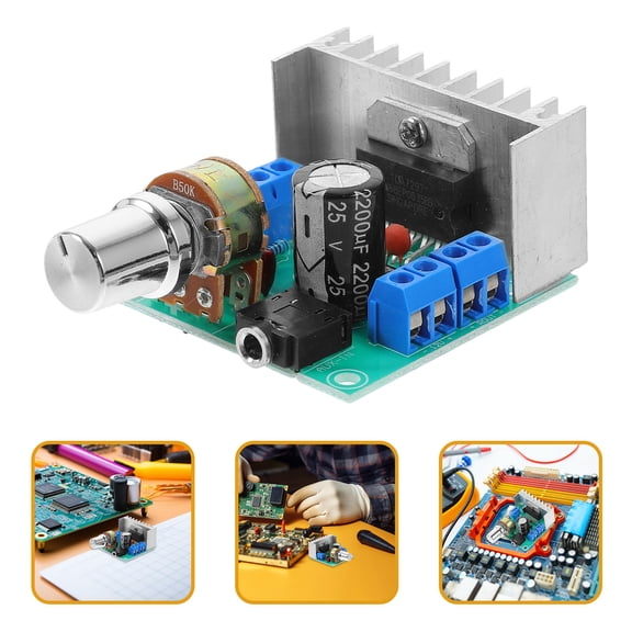 HEATSHAKING 1Pack TDA7297 Stereo Audio Amplifier Board Module for Home and Car Audio