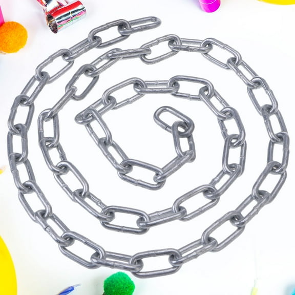 HEATSHAKING 1Pack Zinc Plated Coil Chain Zinc Plated Link Chain 3M in Length 3MM Diameter for Outdoor Work