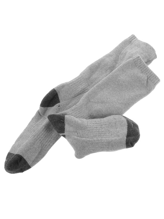 Warm Socks Smart Grey Cotton for Winter with Temperature Adjustment