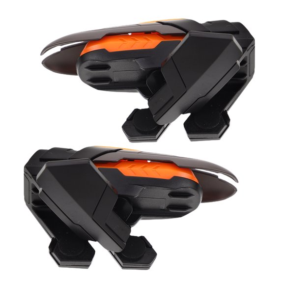HEATSHAKING 1Pair Mobile Game Controller with Six Finger Linkage Design and Precise Game Trigger Buttons for Phone