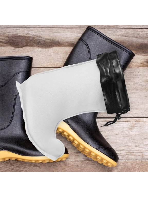 Comfortable Boot Liners, White, Thermal and Warm for Rubber Boots