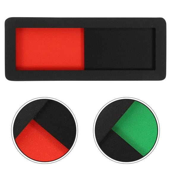 HEATSHAKING 1Pcs Black Acrylic Door Signs For Office with Private Sign in Public Buildings