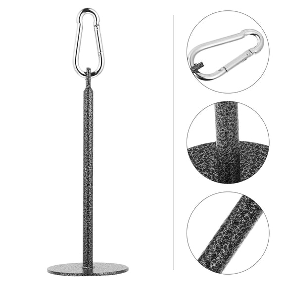 HEATSHAKING 1Pcs Black Barbell Load Stand for Sports Trends and Gym Workouts
