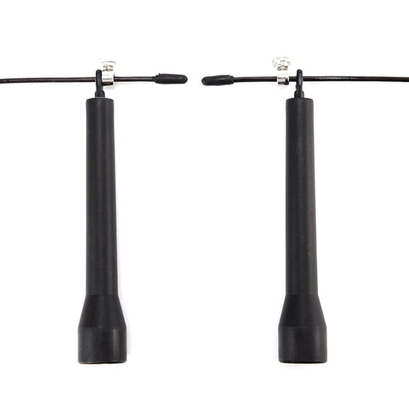 HEATSHAKING 1Pcs Black PVC Coated Steel Wire Jump Rope For Gym Training