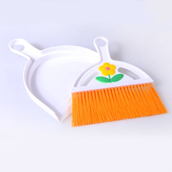 OFFIGAM Table Brush for Crumbs Mini Dustpan and Brush Set Plastic 1Pcs 8.6 x 7.1 x 1in