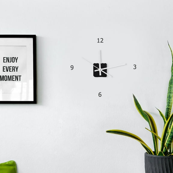 HEATSHAKING Clock Mechanism Modern Hands Quartz Clock Movement Metal White 1Pcs