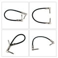 thumbnail image 1 of HEATSHAKING 1Set Guitar Effect Pedal Cables 90-degree Angle Plugs for Amplifier and Mixing Console 11.8x1.9x0.5in, 1 of 8