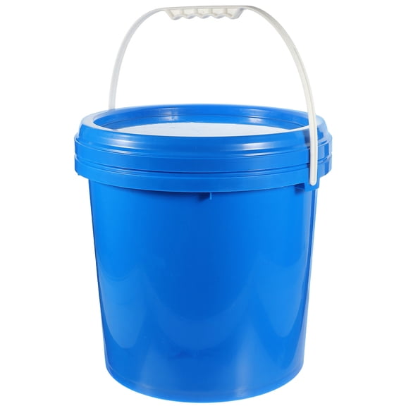 HEATSHAKING 1Set Painters Buckets HDPE Blue Round Storage With Carry Handle