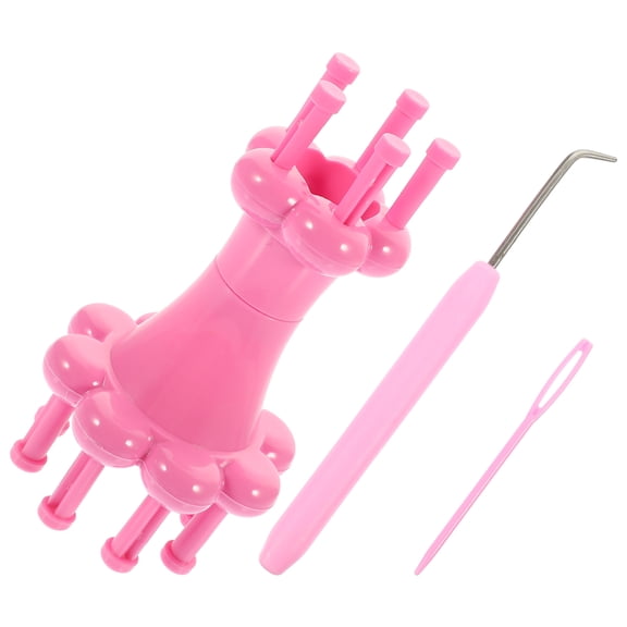 HEATSHAKING Easy-to-Use Rosy Knitting Machine for Sweaters and Scarves 1Set