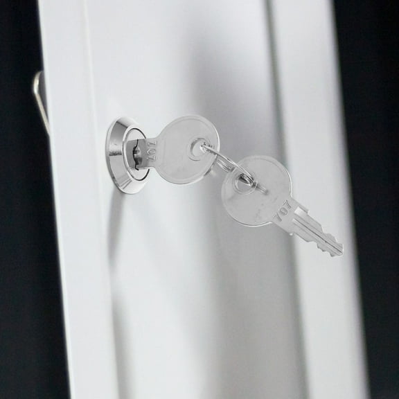 HEATSHAKING 1Set Craftsman Plated Silver Cabinet Lock Durable Cam Lock for Home Use