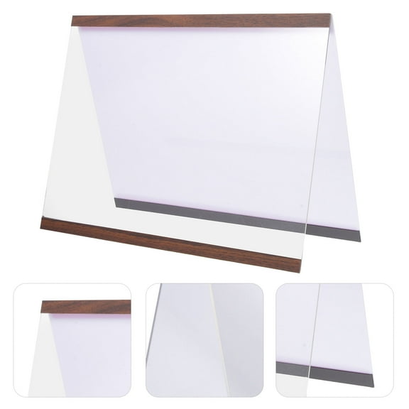 HEATSHAKING 1Set Rectangular Magnetic Display Holder for Home Use and Office Use 11.4x5.8x0.2in