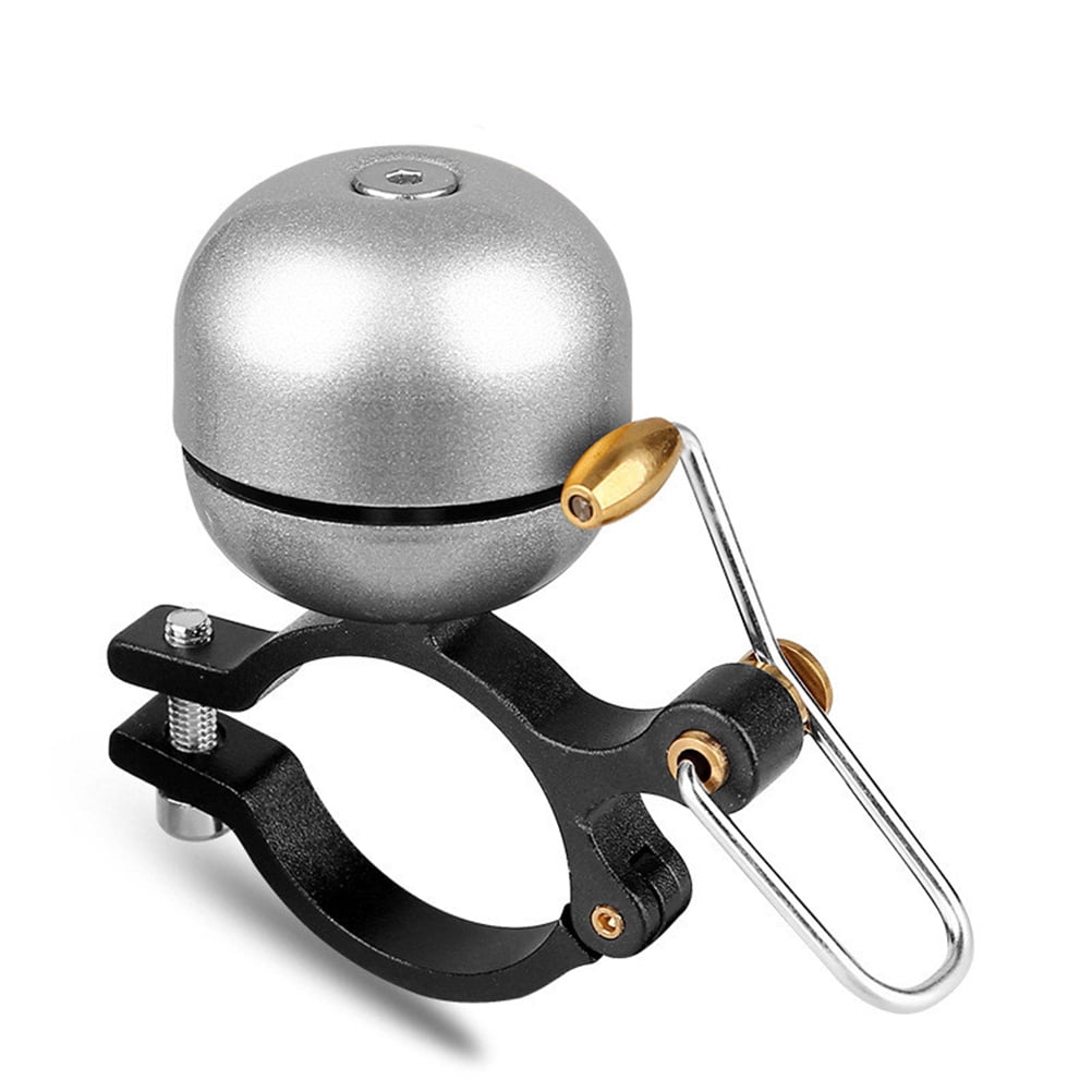 HEATSHAKING 1Set Silver Bike Bell Copper for Cyclists Outdoor Riding ...