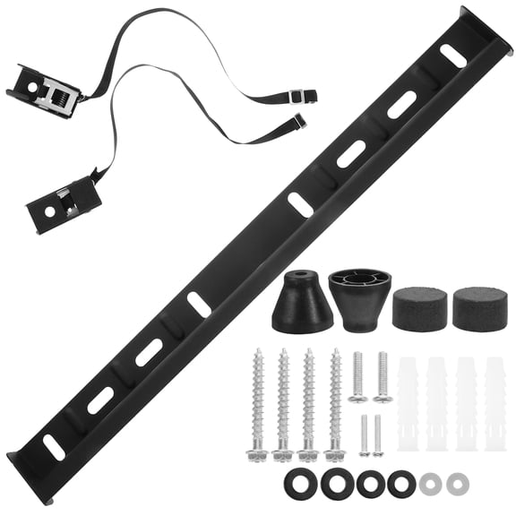 HEATSHAKING Black Studless TV Wall Mount Bracket L-Shaped for 32-65 Inch LCD LED TVs, PP and Aluminum Alloy