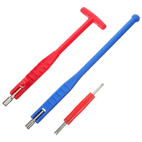 HEATSHAKING 1Set Tire Valve Tool for Removing and Installing Valve Stems Without Wheel Damage