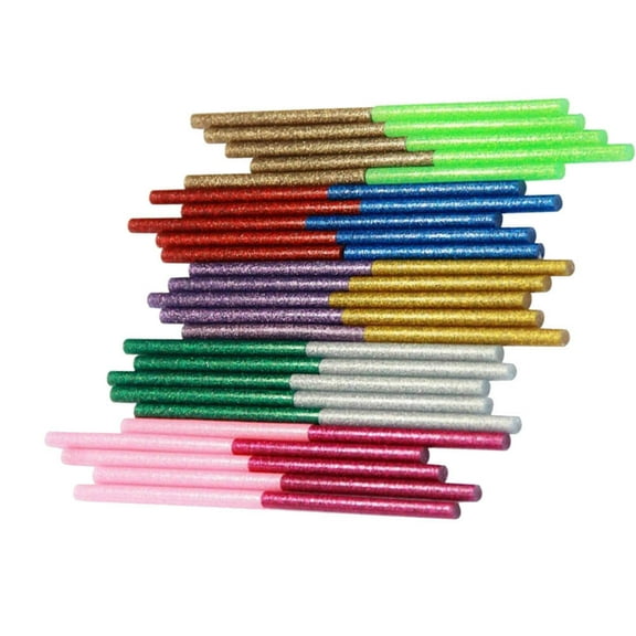 HEATSHAKING Assorted Color Glitter Glue Sticks EVA Material 200Pcs