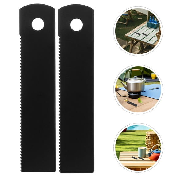 HEATSHAKING 20Pcs Durable Black Flint Fire Starter Rod for Outdoor Adventure and Survival