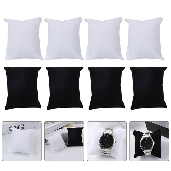 HEATSHAKING 20Pcs Watch Display Cushions Rectangular Flannel Sponge Protection Watches Museum Exhibits