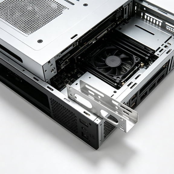 HEATSHAKING 2Pairs Easy Install 5.25 to 3.5 Inch Hard Drive Mounting Bracket for Pc Case
