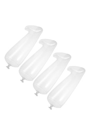 Transparent Inflatable Boot Trees, Plastic, Space-Saving Design, 2Pairs