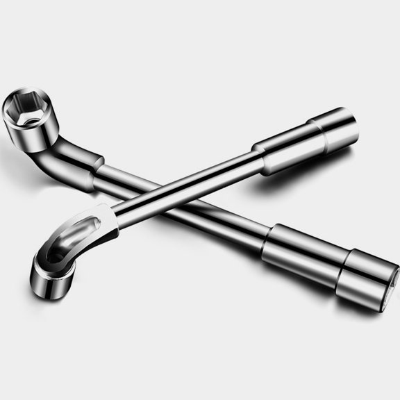 HEATSHAKING 2pcs 3D Printer Nozzle Wrench Set 6mm 7mm Socket Wrench for Maintenance