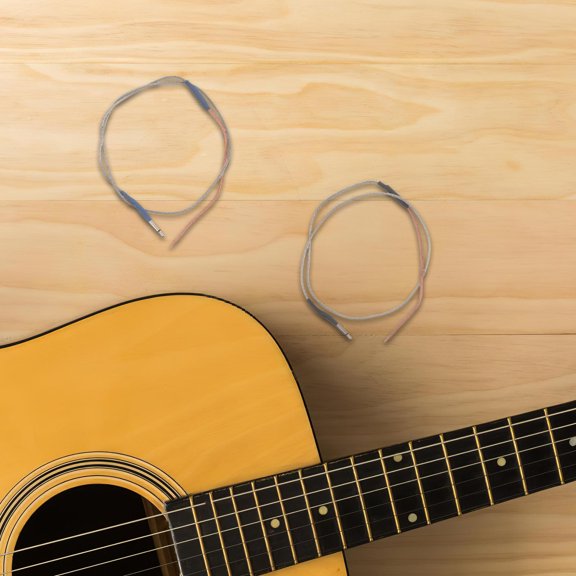 HEATSHAKING 2Pcs Acoustic Guitar Bridge Piezo Pickup Replacement with Reliable Fit for Daily Use in Assorted Colors