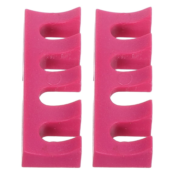 HEATSHAKING 2Pcs Pink Badminton Stringing Pressure Reducer Highpound Protector for Racket Stringing