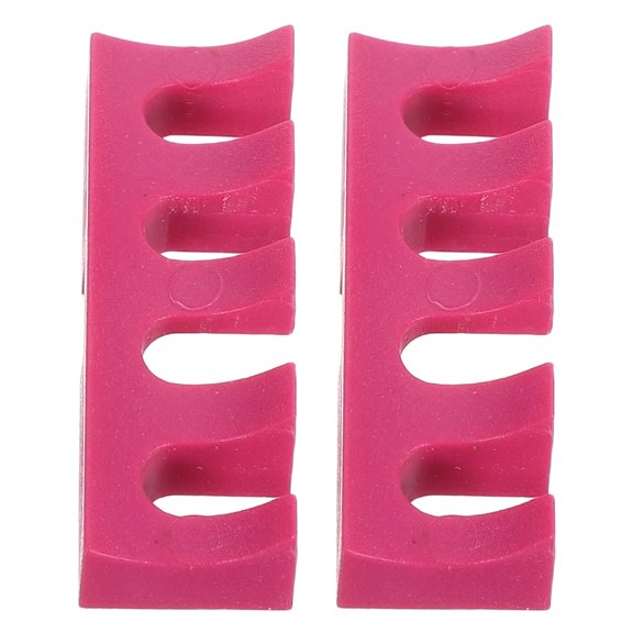 HEATSHAKING 2Pcs Pink Badminton Stringing Pressure Reducer Highpound Protector for Racket Stringing