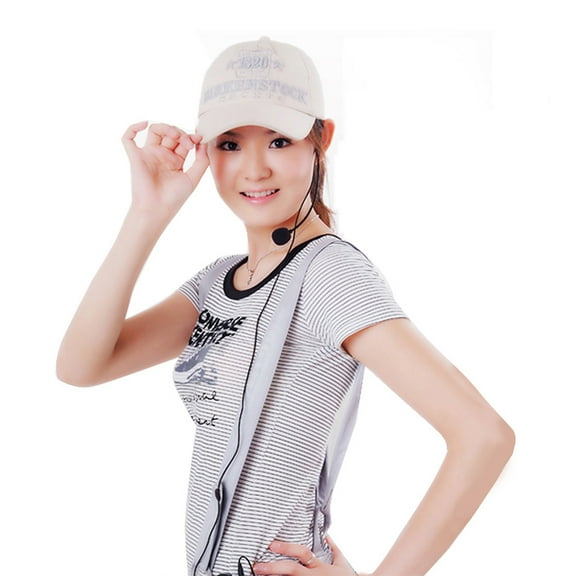HEATSHAKING 2Pcs Portable Black Voice Amplifier Microphone with Flexible Adjustable Arm
