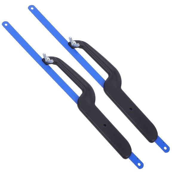 HEATSHAKING 2Pcs Small Hand Saws for Wood Cutting with Comfortable Plastic Handle Black