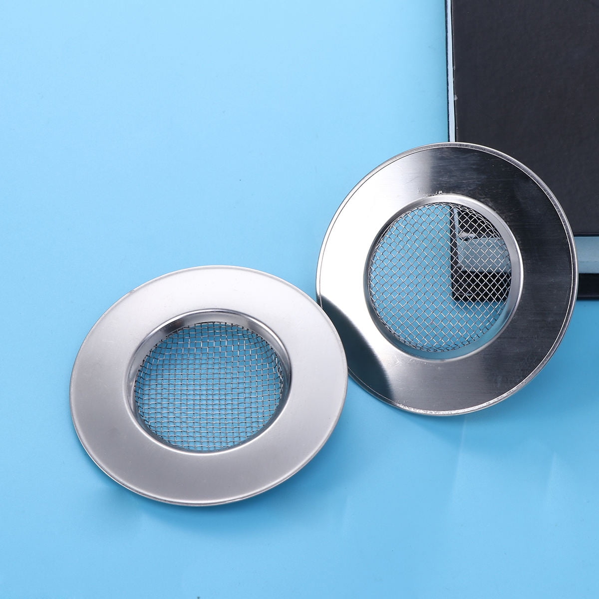 Sink Filter Sign HEATSHAKING 2Pcs Stainless Steel Sink Filter for Kitchen and Bathroom ...