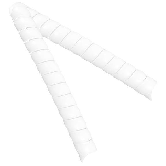 HEATSHAKING 2Pcs Tree Protection Spiral Tree Guard White PVC for Landscape Plants