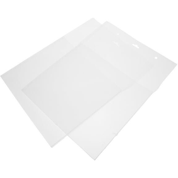 HEATSHAKING 2Pcs Wall Hanging File Organizer with Pockets for Office Work and Students in PP 13X9.4X0.4In