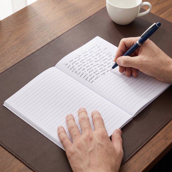 HEATSHAKING 2Pcs White Blank Writing Notebook with Dual Side Paper for Sublimation Craft and DIY Projects