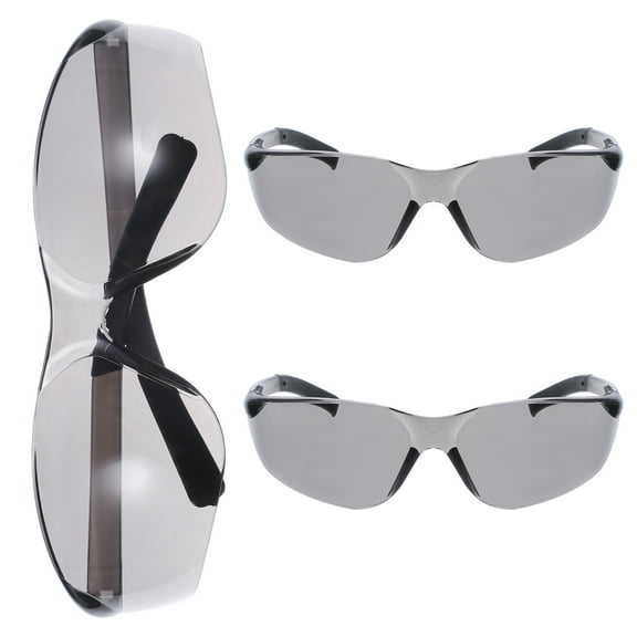 HEATSHAKING 3 Pairs Scratch Resistant Grey Sunglasses for Outdoor Cycling and Squash