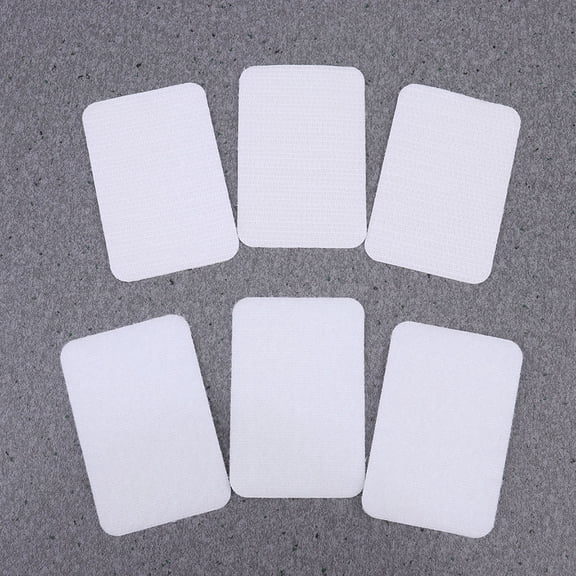 HEATSHAKING 30PCS White Anti Skid Carpet Stops Rug Fixation Stickers for Homeowners on Hardwood Floors