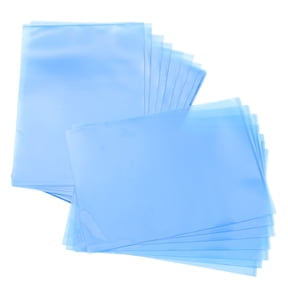 HEATSHAKING 30Pcs Blue Plastic File Jacket Sleeves for Document Protection and Organization